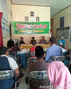 Polsek Sumay Gelar Jum’at Curhat di Desa Puntikalo