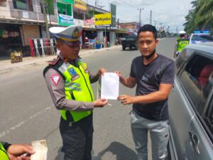 Hari Ke-4 Operasi Keselamatan,Satgas Ops Keselamatan Polres Tebo 2023 Beri Teguran Tertulis