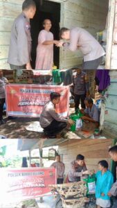 Bulan Ramadhan Polsek Rimbo Bujang  Bagikan Sembako Ke Masyarakat Kurang Mampu