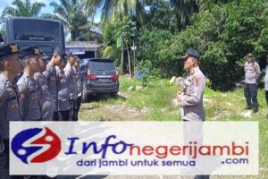 Polsek Pelepat Gelar Rekonstruksi Pembunuhan Terhadap Korban Zaini Oleh Tersangka Bolot Di TKP