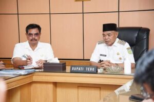 Pj. Bupati Tebo H Aspan Pimpin Rapat Penanganan Pasca Bencana Lubuk Madrasah dan Kunangan