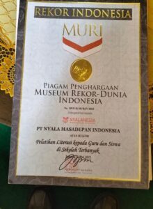 Berprestasi SMP Negeri 2 Muko-Muko Bathin Vll Bungo Berhasil Pecahkan Rekor Muri