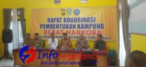Bentuk Kampung Bebas Narkoba, Polres Tebo Gelar Rapat Koordinasi