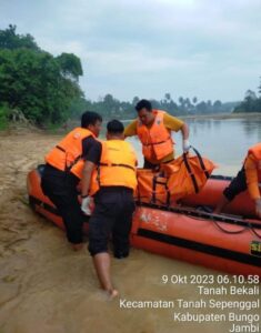 2 Bocah Di Dusun Tanah Bekali Hanyut Dan Hilang Di Sungai Batang Tebo Berhasil Ditemukan