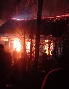 Dua Rumah Panti Jompo Desa Bedaro Ludes Di Lalap Si Jago Merah