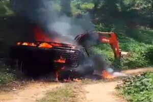 Masyarakat Geram Dengan Aktivitas PETI, 3 Unit Alat Berat PETI Di Wilayah Batu Kerbau Di Panggang Massa