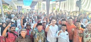 Panaskan Suhu Politik, M. Syukur Kukuhkan 10 Ribu Relawan Merangin