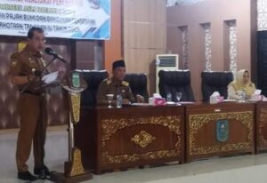 Pimpin Rapat Realisasi PAD, H Mukti: Masih Banyak OPD Dibawah Target