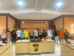 Tahapan Kampanye Dimulai, Karendal Ops OMB Polres Sarolangun Pimpin Rakor FGD Bersama LO Partai Politik
