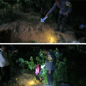 Penemuan Mayat, Polsek serai Serumpun Lakukan Olah TKP