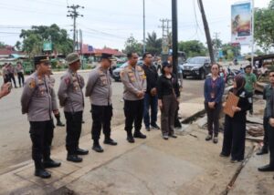 Polres Tebo Turunkan Personel Amankan Eksekusi 4 Unit Kios di Rimbo Bujang