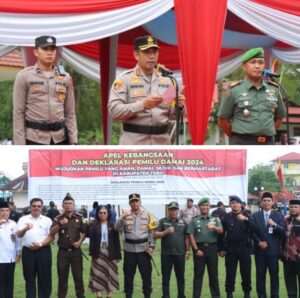 Deklarasi Damai Pemilu 2024, Polres Tebo Ajak Seluruh Peserta Pemilu Untuk Ciptakan Situasi Damai