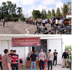 Jelang Pemilu 2024, Polres Tebo Laksanakan Patroli Gabungan