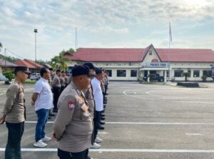 Dimulainya Tahapan Kampanye, Polres Tebo Apel Satgas Operasi Mantap Brata 2023