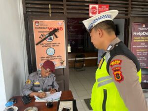 Satgas Kamseltibcarlantas OMB 2023-2024 Polres Tebo Lakukan Patroli Cegah Gangguan Sitkamtibmas di Kabupaten Tebo