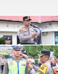 Apel Gelar Pasukan OPS Kepolisian Terpusat dalam rangka Pangamana Natal 2023 dan Tahun Baru 2024