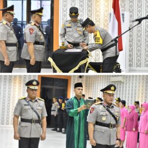 Kapolda Jambi Irjen Pol Rusdi Hartono pimpin acara Serah Terima Jabatan (Sertijab) Wakapolda Jambi
