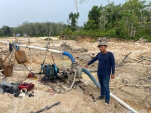 Pengungkapan Dugaan TP Penambangan Emas Tanpa Izin di Sungai Rotan