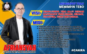 Putra Terbaik Asal Teluk Langkap Sumay Berjuang Menjemput Tuah Memimpin Tebo, Ini Misi Visinya