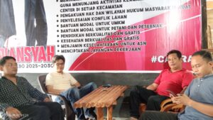 Singgah di Posko Pemenangan Afriansyah Bakal Calon Bupati Tebo, Ini Pesan Ansori Hasan
