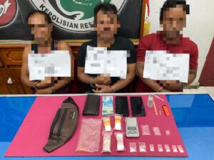 Satnarkoba Polres Tebo Kembali Menciduk Tiga Pelaku Penyalahgunaan Narkoba