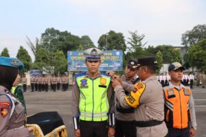 Polres Tebo Gelar Apel Pasukan Dalam Rangka Memulai Operasi Patuh Siginjai 2024