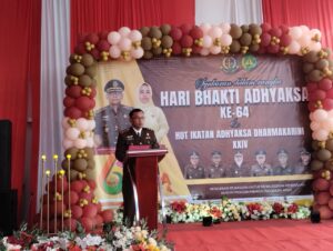 Puncak Peringatan Hari Bhakti Adhyaksa ke-64 dan HUT Ikatan Adhyaksa Dharmakarini XXIV, Kejari Tebo Gelar Syukuran