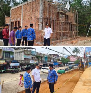 PJ Bupati Varial Adhi Secara Langsung Meninjau Pembagunan Kantor Desa