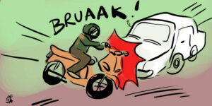 Kecelakaan Maut di Tebo, Pemotor Tabrak Fuso, Satu Orang Meninggal