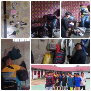 Lapas Kelas IIB Muaro Tebo Razia Seluruh Kamar Napi Binaannya