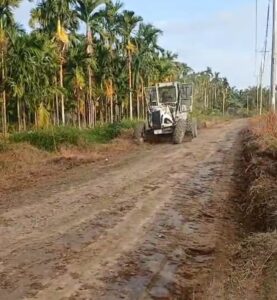 Kades Sungai Cemara Ucapkan Terimakasih Kepada Bupati Tanjung Jabung Timur, Terkait Perbaikan Jalan
