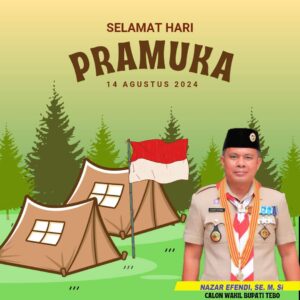 KPB Sorot Simpatisan Bacalon Wabup Tebo yang Upload Pamflet Nazar Efendi Gunakan Seragam Pramuka, Romy : Timses dan Relawan Harus Cerdas Biar Tidak Merugikan Paslon