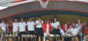 Pawai pembangunan dalam rangka HUT Kemerdekaan RI ke 79 di Kab.Tebo meria