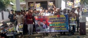 Sambut Hangat Kedatangan Nazar Warga Semabu Harap Nazar Menang di Pilkada Tebo