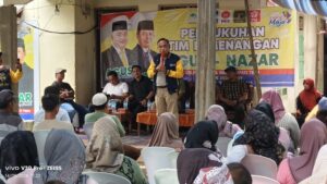 Taufik, Kader gerinda jadi jurkam agus-nazar pengukuhan tim di vii 7 ilir