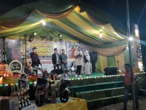 Calon Bupati Hj Dilla Hich Hadiri Acara Kontes Dangdut Sadu (KDS)