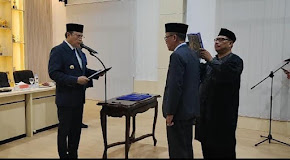 PJ Bupati Tebo Varial Adhi Putra Pelantikan Direktur Perumda Air Minum Tirta muaro