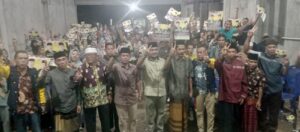 Demi Kemenangan Agus-Nazar Masyarakat Rela Datang Walaupun Acaranya Digelar Malam Hari