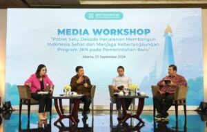 Media Workshop BPJS Kesehatan, Potret Satu Dekade Program JKN dan Tantangan Pemerintahan Baru