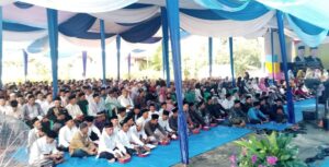 Ikuti Pengajian, Pasangan Agus-Nazar di Do’akan Ribuan Masyarakat dan Para Kiai Jadi Pemimpin Tebo