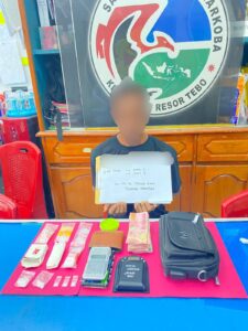 Polres Tebo Ungkap Kasus Peredaran Narkotika Jenis Sabu di Kecamatan Tengah Ilir