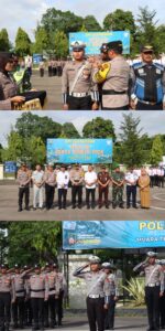 Kapolres Tebo Pimpin Apel Gelar Pasukan Operasi Zebra  Siginjai 2024