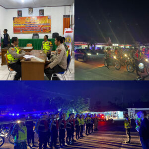 Jelang Pelantikan Presiden dan Wakil Presiden Terpilih, Polres Tebo Laksanakan Patroli Gabungan Skala Besar