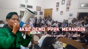 Masukkan Surat, Mahasiswa dan Pemuda Demo Polres dan BKD Terkait PPPK Merangin