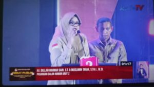 Cabup Dillah Hich Berbagi Dengan Wakil Dalam Menyapaikan Visi – Misi Berbeda Paslon 01 Didominasi oleh Cabup