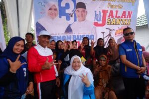 Ribuan Masyarakat Ramaikan Jalan Santai dan Senam Sehat Bersama MBZ di Kelurahan Tanjung Kumpeh