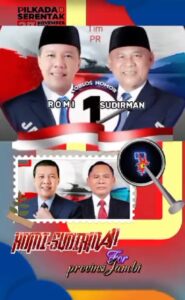 Jelang Pencoblosan Pilgub Jambi,Tidak Terbantahkan Paslon Romi –  Sudirman, Semakin Menggema  Luncurkan Program Strategis Jambi Sehati