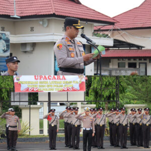 Kapolres Tebo Pimpin Upacara Pembukaan Latja Siswa Diktuk Bintara Polri Gelombang II T.A. 2024