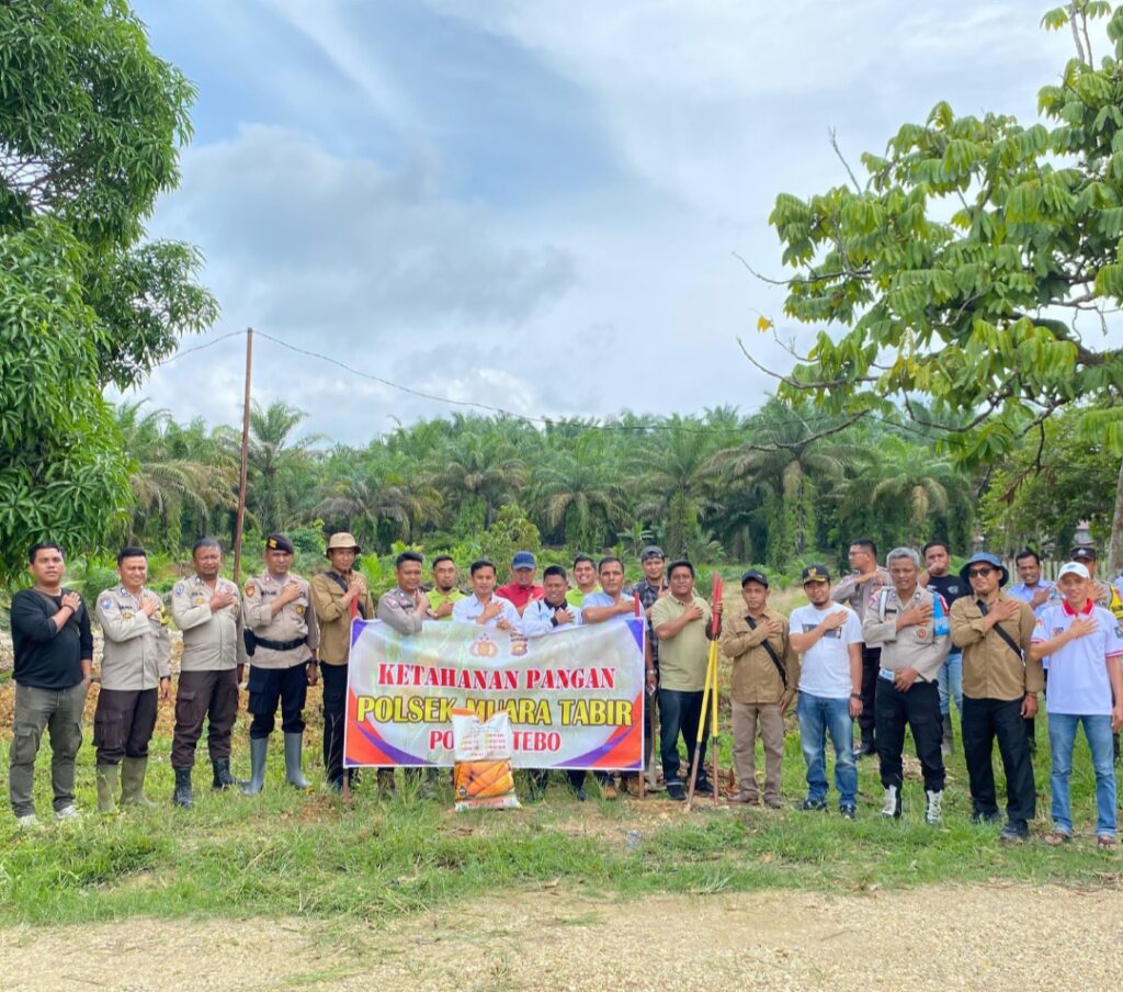 Polsek Muara Tabir Louncing Program Ketahanan Pangan