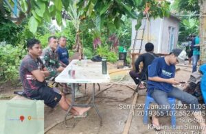 Babinsa Koramil 416-05/Muara Tebo, Sertu Wildan, Laksanakan Komsos di Desa Suo-Suo